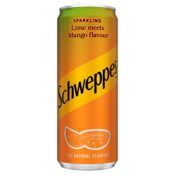 Schweppes Sparkling Lime Meets Mango Flavour 330ml
