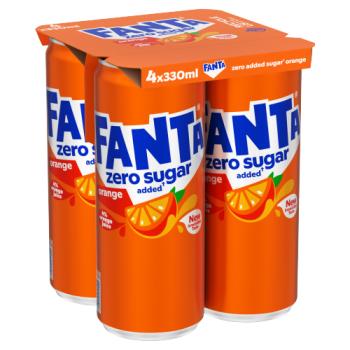 Fanta Zero Orange 4x330ml
