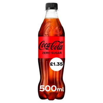 Coca-Cola Zero Sugar 500ml PM £1.35