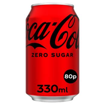 Coca-Cola Zero Sugar 330ml PM 80p