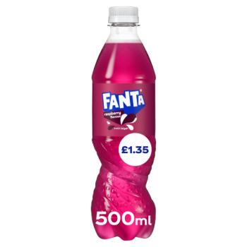 Fanta Raspberry Zero 500ml PM £1.35