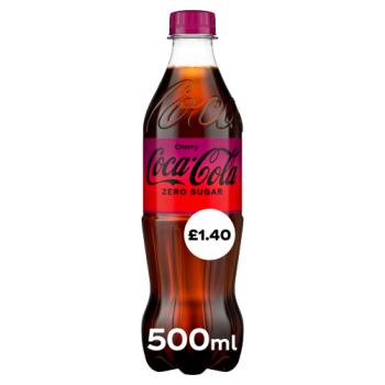 Coca-Cola Zero Sugar Cherry 500ml PM £1.40
