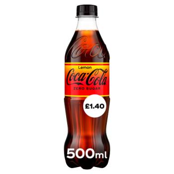 Coca-Cola Zero Sugar Lemon 500ml PM £1.40