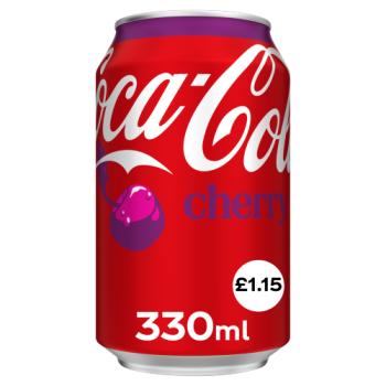 Coca-Cola Cherry PM £1.15 330ml Can