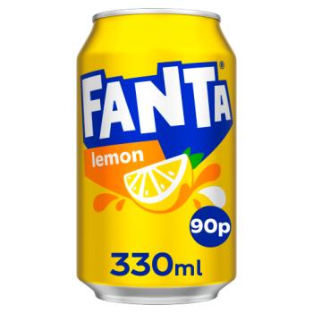  Fanta Lemon PM 90p 330ml Can 