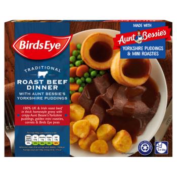 Birds Eye Traditional Roast Beef Dinner with Aunt Bessie's Yorkshire Puddings 400g