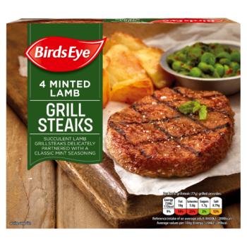 Birds Eye 4 Minted Lamb Grill Steaks 300g