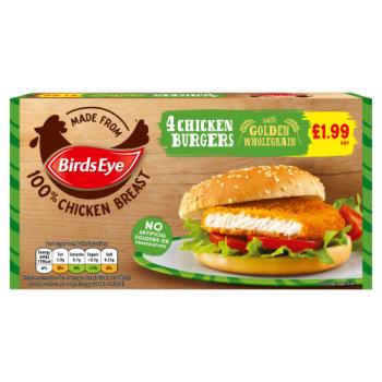 Birds Eye 4 Chicken Burgers 200g