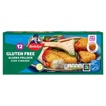 Birds Eye 12 Gluten Free Alaska Pollock Fish Fingers 360g
