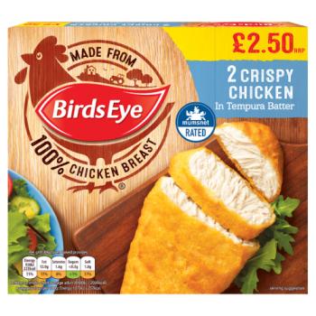 Birds Eye 2 Crispy Chicken in Tempura Batter 170g