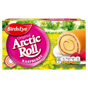 Birds Eye Original Arctic Roll Raspberry 250g