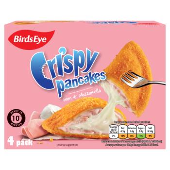 Birds Eye 4 Crispy Pancakes Ham & Mozzarella 250g