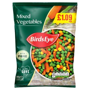 Be Mixed Veg £1.09       340g