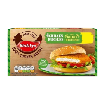 Birds Eye 4 Chicken Burgers 200g PM £2.19 