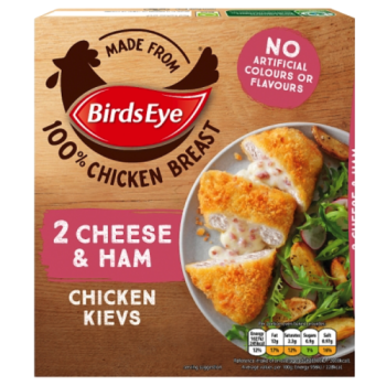 Birds Eye 2 Cheese & Ham Chicken Kievs 204g