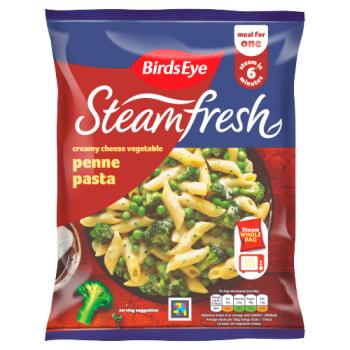 Birds Eye Steamfresh Creamy Cheese Vegetable Penne Pasta Steam Whole Bag 400g