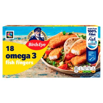 Birds Eye 18 Omega 3 Fish Fingers 504g