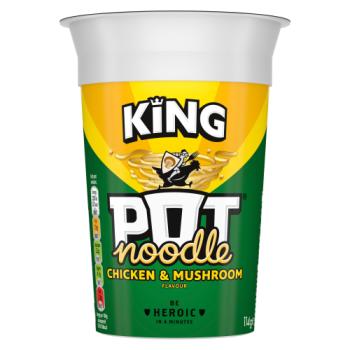 Pot Noodle  King Pot Noodle Chicken & Mushroom 114g 