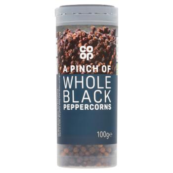 Co-op A Pinch of Whole Black Peppercorns 100g