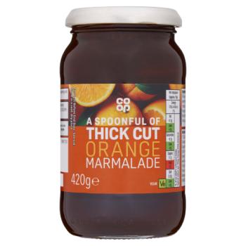 Co-op Thick Cut Orange Marmalade 420g