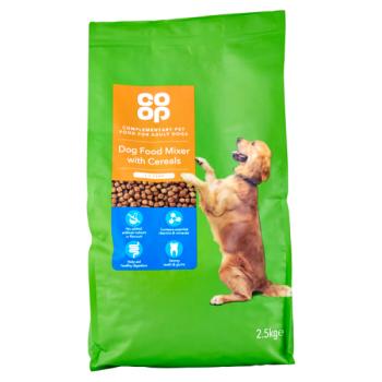 Co Op Dog Food Mixer with Cereals 2.5kg