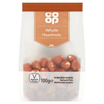 Co Op Whole Hazelnuts 100g