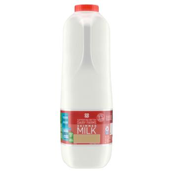 Co-op Skimmed Milk 2 Pints/1.136L