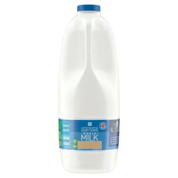 Co-op Whole Milk 4 Pints/2.272L