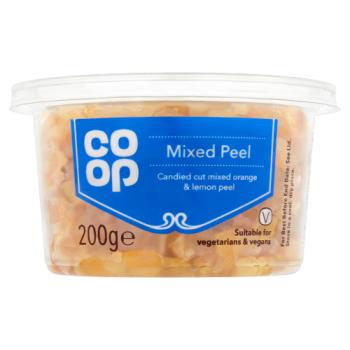Co Op Mixed Peel 200g