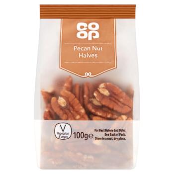 Co Op Pecan Nut Halves 100g