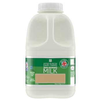 Co-op Semi-Skimmed Milk 1 Pint/568ml
