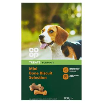 Co-op Mini Bone Biscuit Selection Treats for Dogs 800g