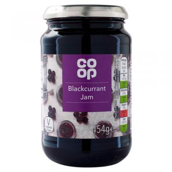 Co Op Blackcurrant Jam 454g