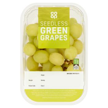 Co-op Seedless Green Grapes 450g