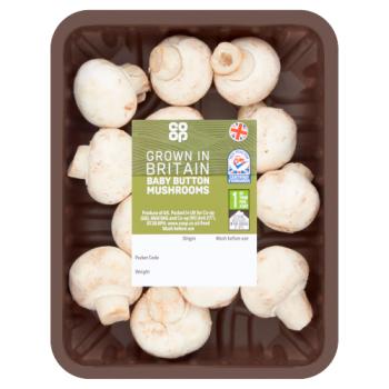 Co-op Baby Button Mushrooms 150g