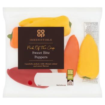 Co-op Irresistible Sweet Bite Peppers 150g