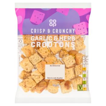 Co-op Garlic & Herb Croutons 40g