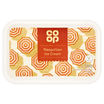 Coop Soft Scoop Neapolitan