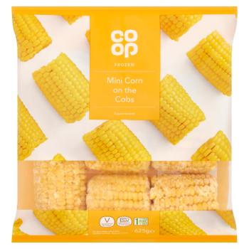 Co-op Frozen Mini Corn on the Cobs 625g