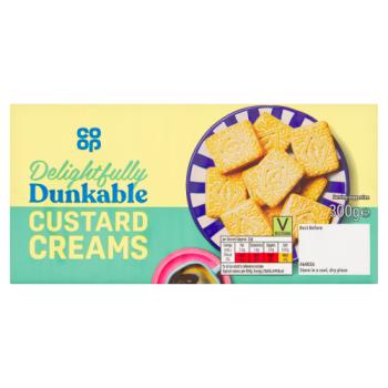 Co-op Delightfully Dunkable Custard Creams 300g