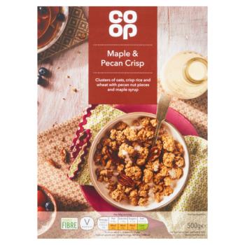 Co-op Maple & Pecan Crisp 500g 