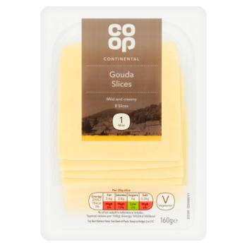 Co-op 8 Gouda Slices 160g