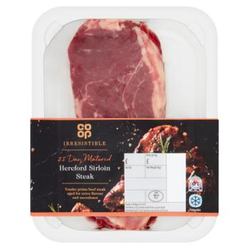 Coop Irresistible Hereford Sirloin Steak