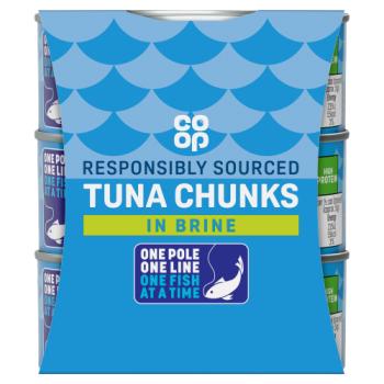 Co-op Tuna Chunks in Brine 3 x 145g