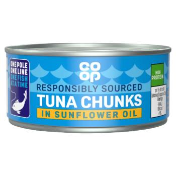 Co-op Tuna Chunks in Sunflower Oil 145g