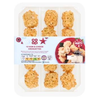 Co-op 12 Ham & Cheese Croquettes 200g