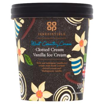 Co Op Irresistible Vanilla Ice Cream