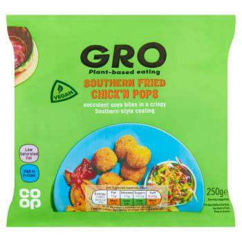 Gro Southern Fried Chick'n Pops 250g