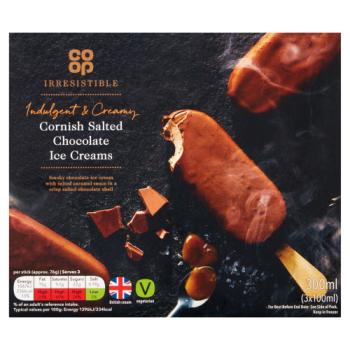 Co Op Irresistible Salted Chocolate Ice