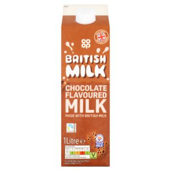 Co-op Chocolate Flavoured British Milk 1 Litre